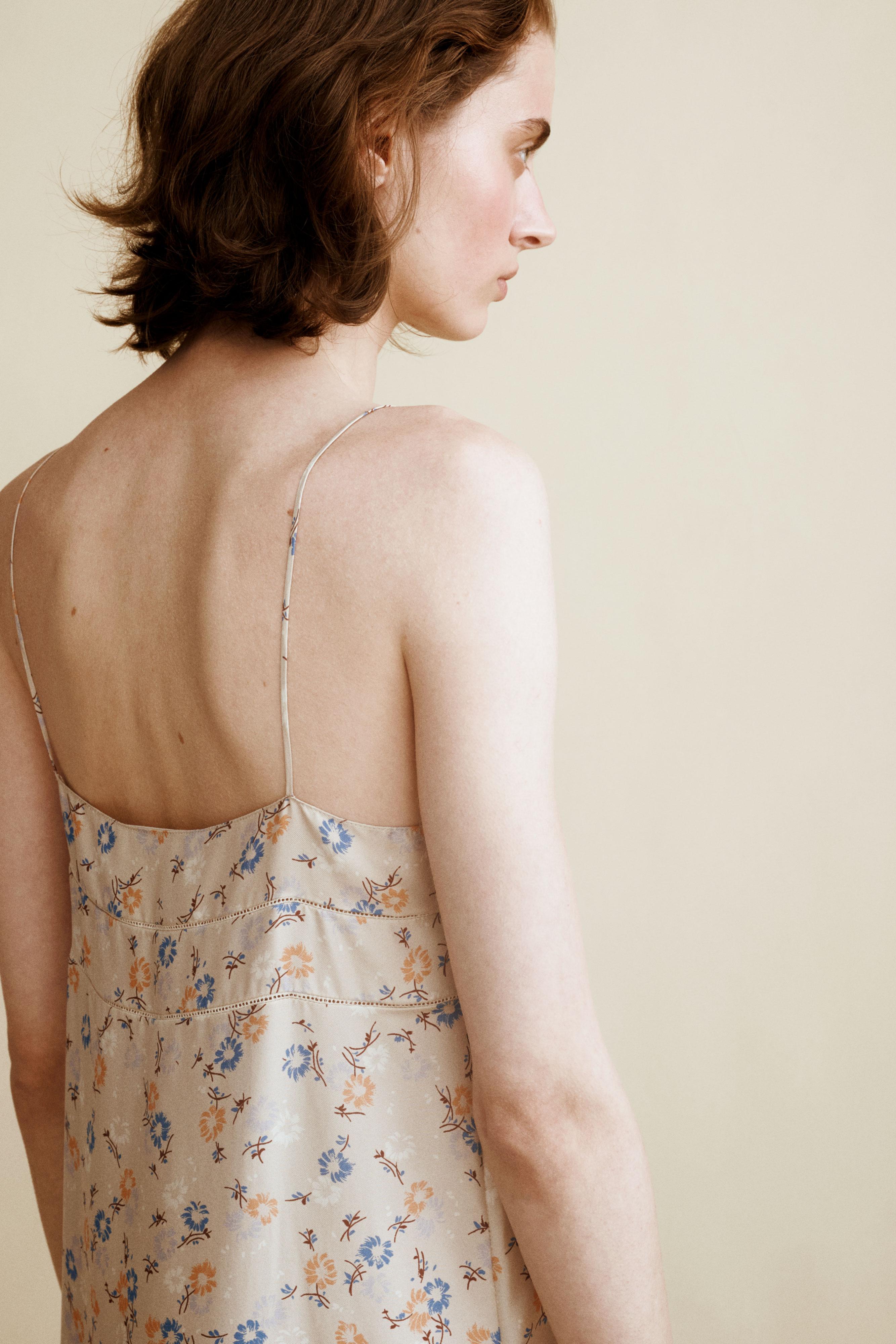 100% SILK DRESS CREATED BY CARAMEL LONDON X ZARA